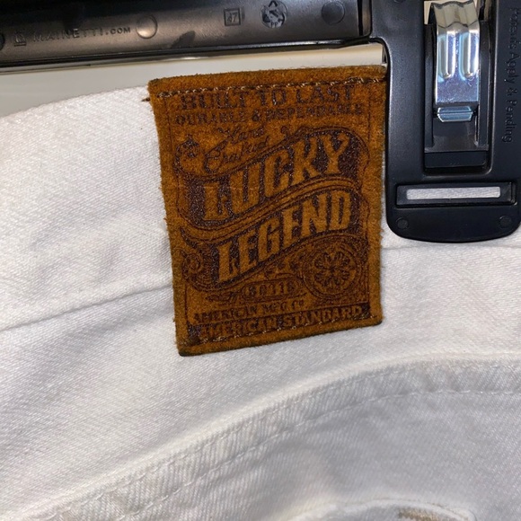 Lucky Brand Women's White Straight Leg Jeans 28 - Picture 5 of 14